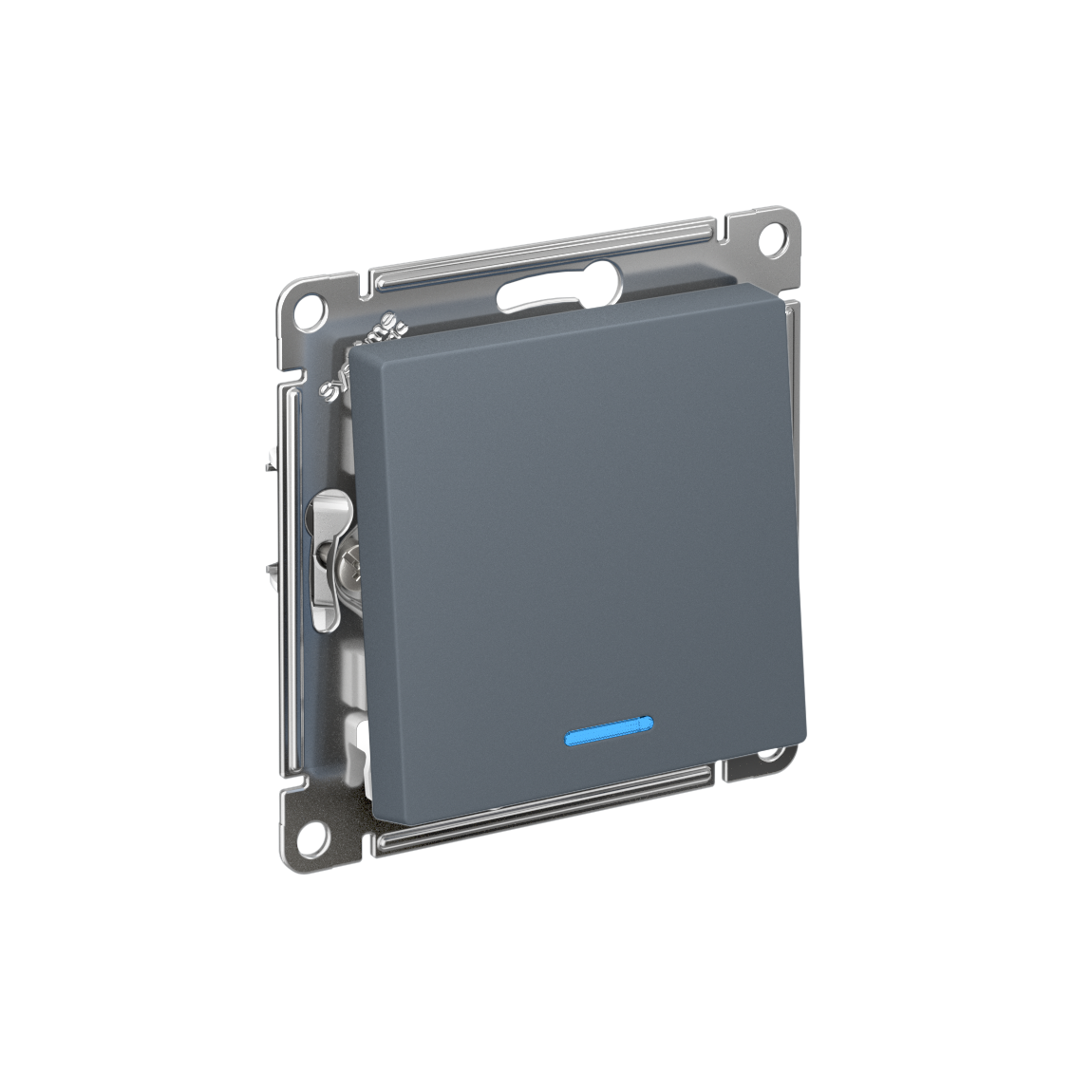 ATLASDESIGN 1-клавишный ВЫКЛЮЧАТЕЛЬ с подсветкой, сх.1а, 10АХ, механизм, ГРИФЕЛЬ