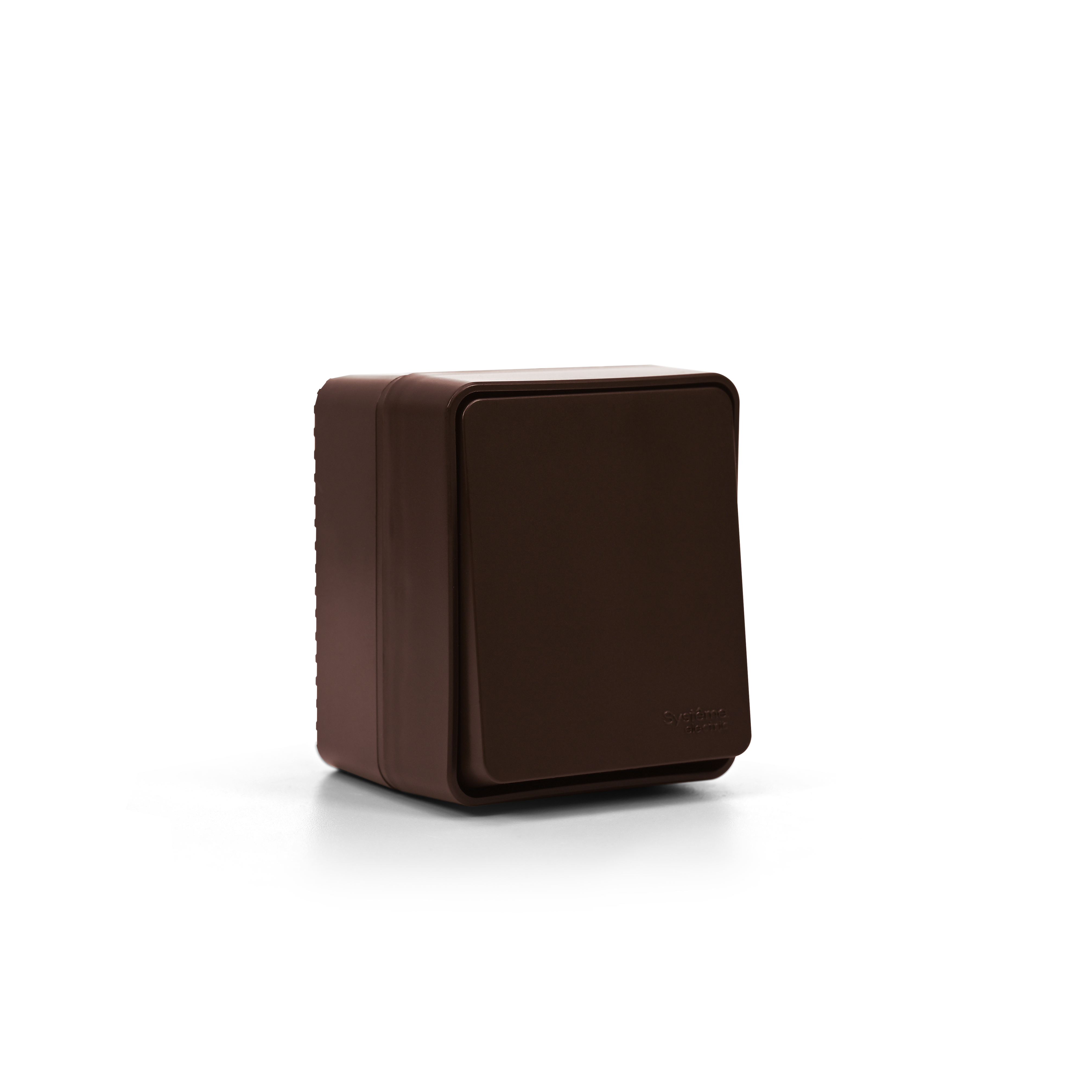 ATLASDESIGN PROFI IP54 О/У 1-клавишный ПЕРЕКЛЮЧАТЕЛЬ, сх.6, 10АХ, КОРИЧНЕВЫЙ