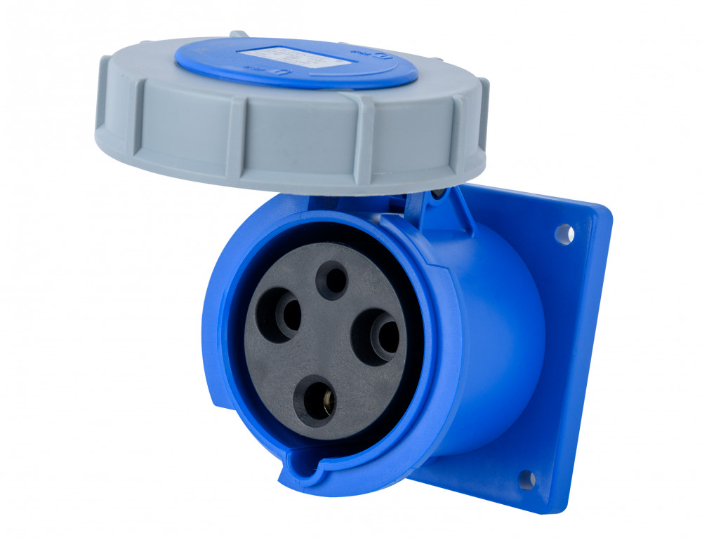 Розетка для скрытой проводки РЩ-103 443W 2Р+РЕ 125А 220В IP67