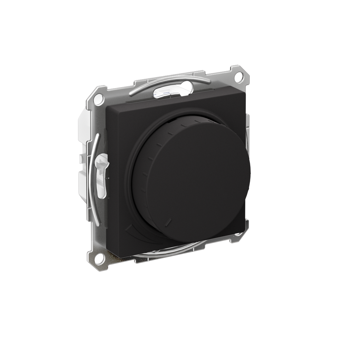 ATLASDESIGN СВЕТОРЕГУЛЯТОР (диммер) поворотно-нажимной, LED, RC, 400Вт, механизм, КАРБОН