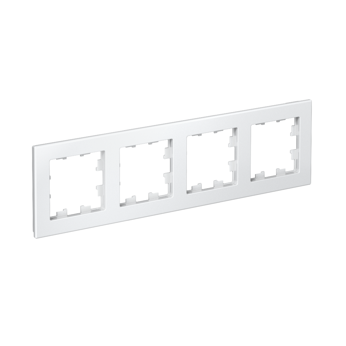ATLASDESIGN 4-постовая РАМКА, универсальная, БЕЛЫЙ