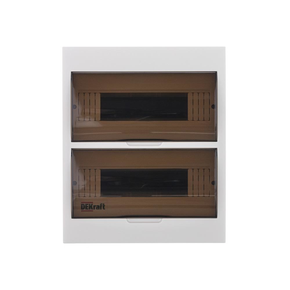 Корпус пластиковый навесной прозр. дв. 2 ряда 24 модуля IP41 ЩРН-П