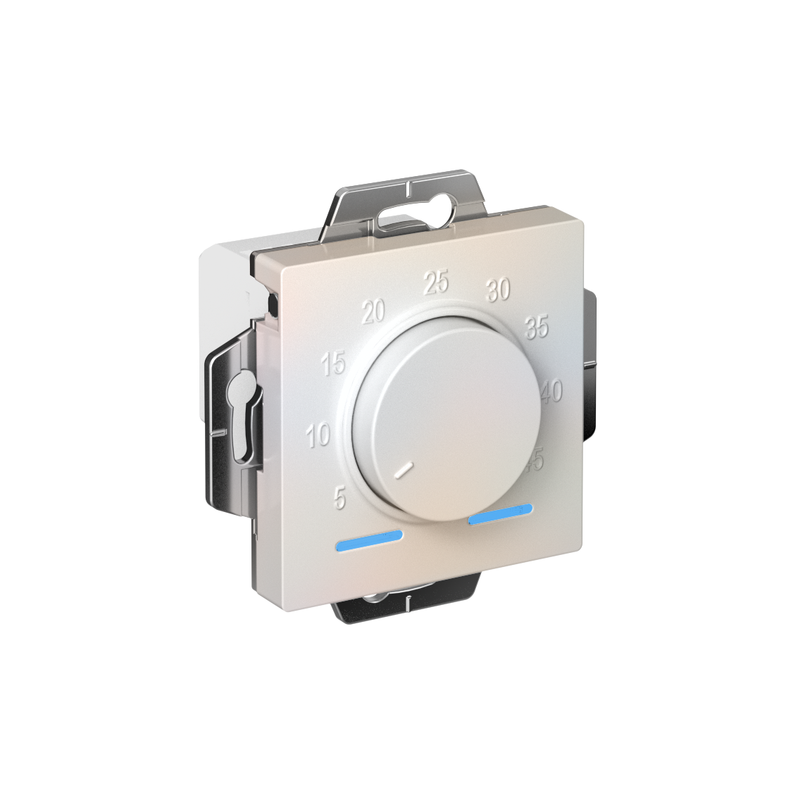 ATLASDESIGN ТЕРМОСТАТ электронный для теплого пола с датчиком, 10A, механизм, ЖЕМЧУГ