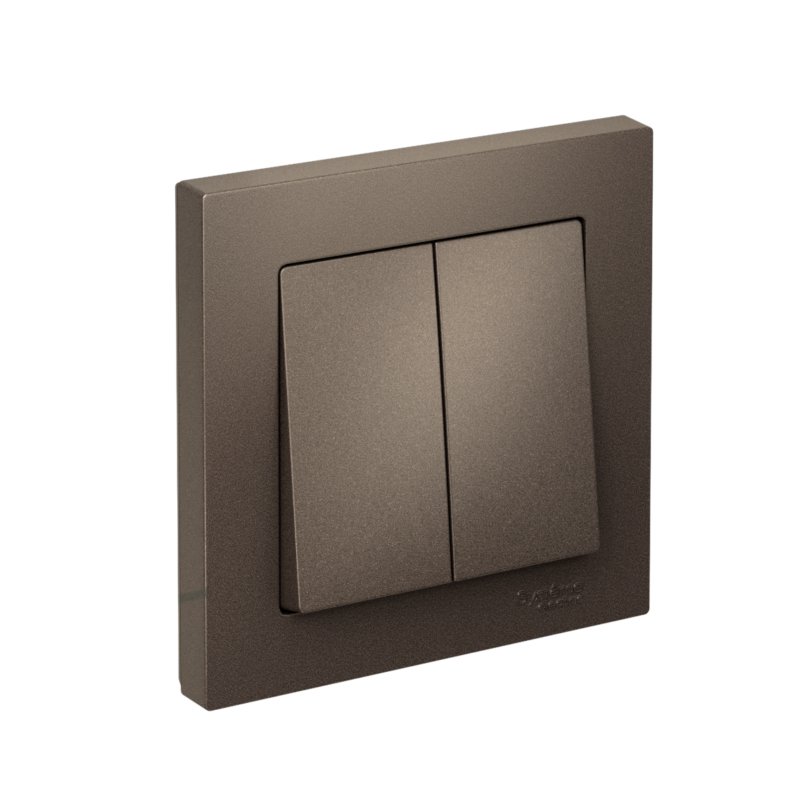 ATLASDESIGN 2-клавишный ВЫКЛЮЧАТЕЛЬ, сх.5, 10АХ, в сборе, МОККО