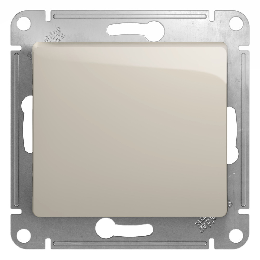 GLOSSA 1-клавишный ВЫКЛЮЧАТЕЛЬ, сх.1, 10AX, механизм, МОЛОЧНЫЙ