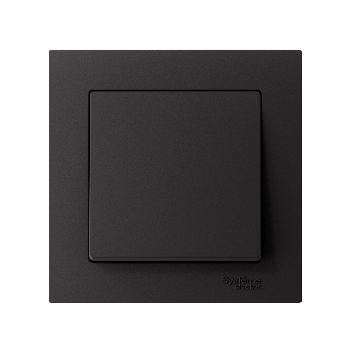 ATLASDESIGN 1-клавишный ВЫКЛЮЧАТЕЛЬ, сх.1, 10АХ, в сборе, КАРБОН