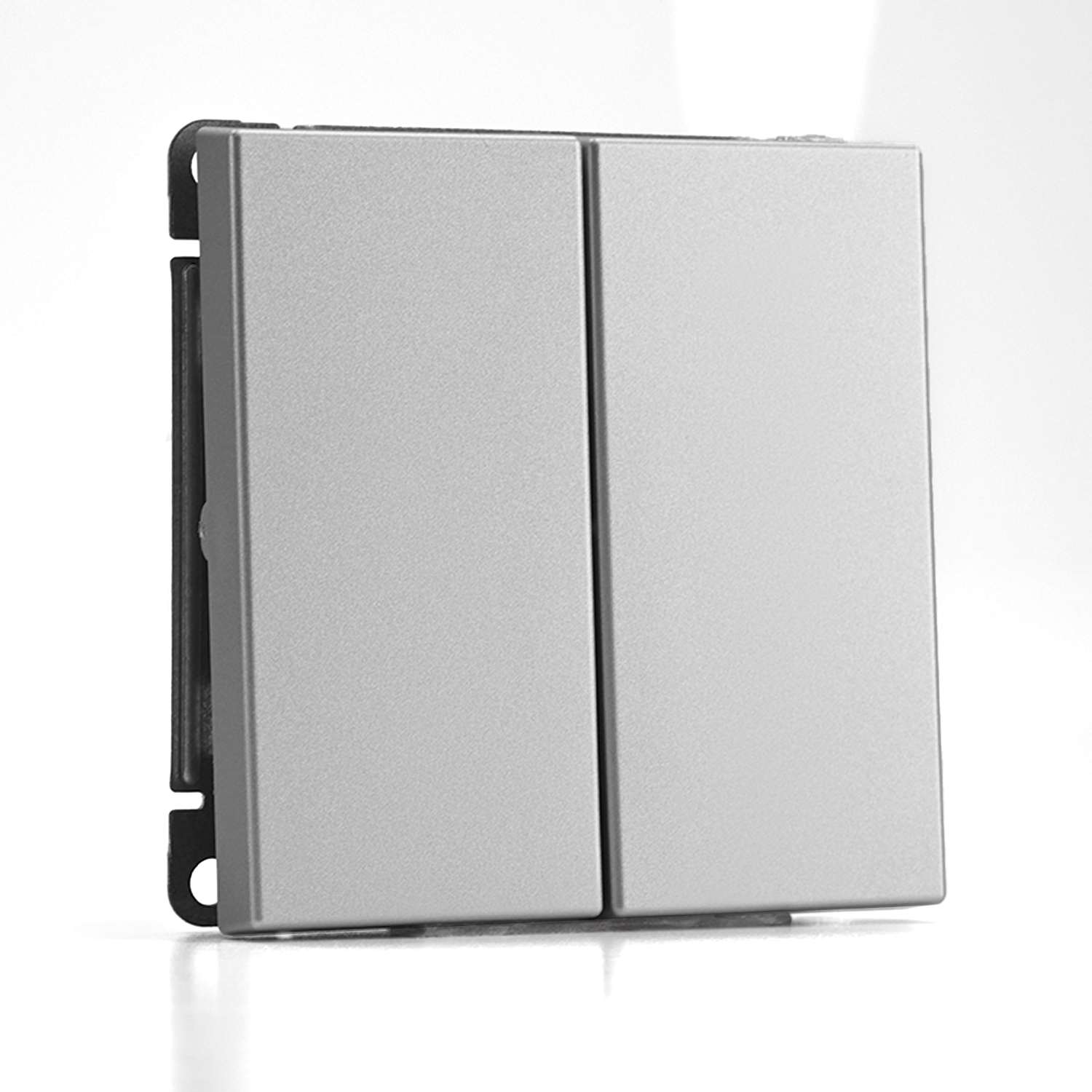 ARTGALLERY 2-клавишный ВЫКЛЮЧАТЕЛЬ, сх.5, 10АХ, механизм, АЛЮМИНИЙ