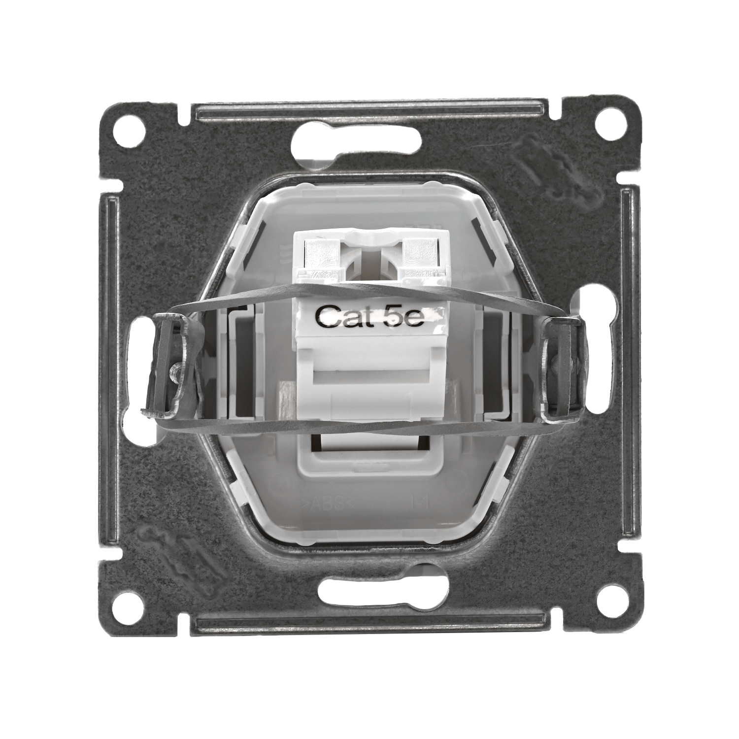 ATLASDESIGN РОЗЕТКА компьютерная RJ45 кат. 5e, механизм, БЕЛЫЙ