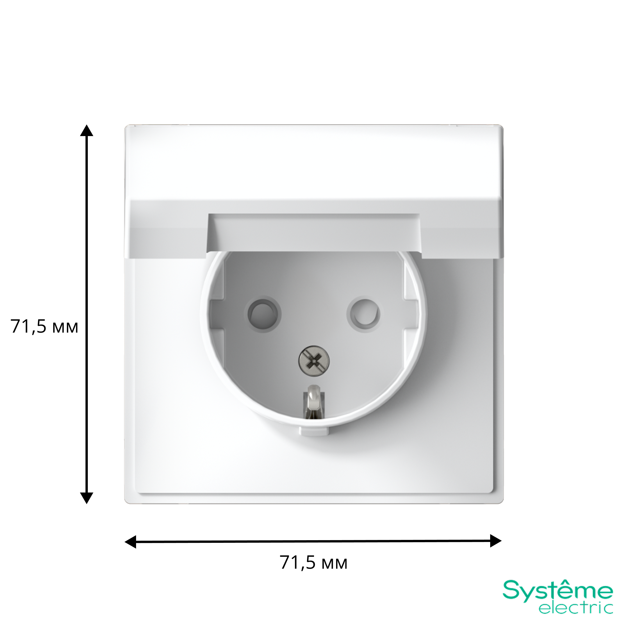 ARTGALLERY РОЗЕТКА с заземл. со шторк. с крышкой, 16А, IP20, механизм, ЛОТОС