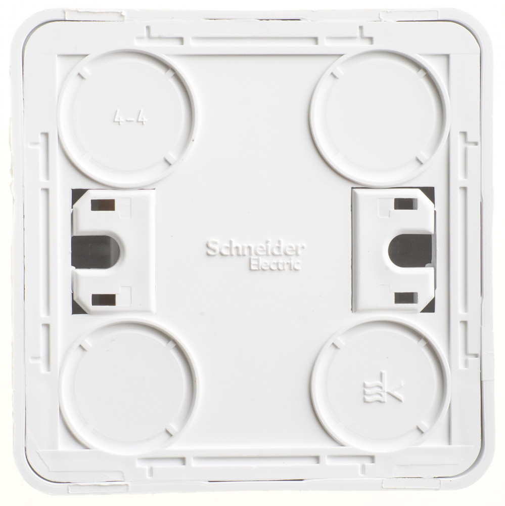 ЭТЮД О/У 1-клавишный ВЫКЛЮЧАТЕЛЬ с подсветкой 10 АХ, БЕЛЫЙ