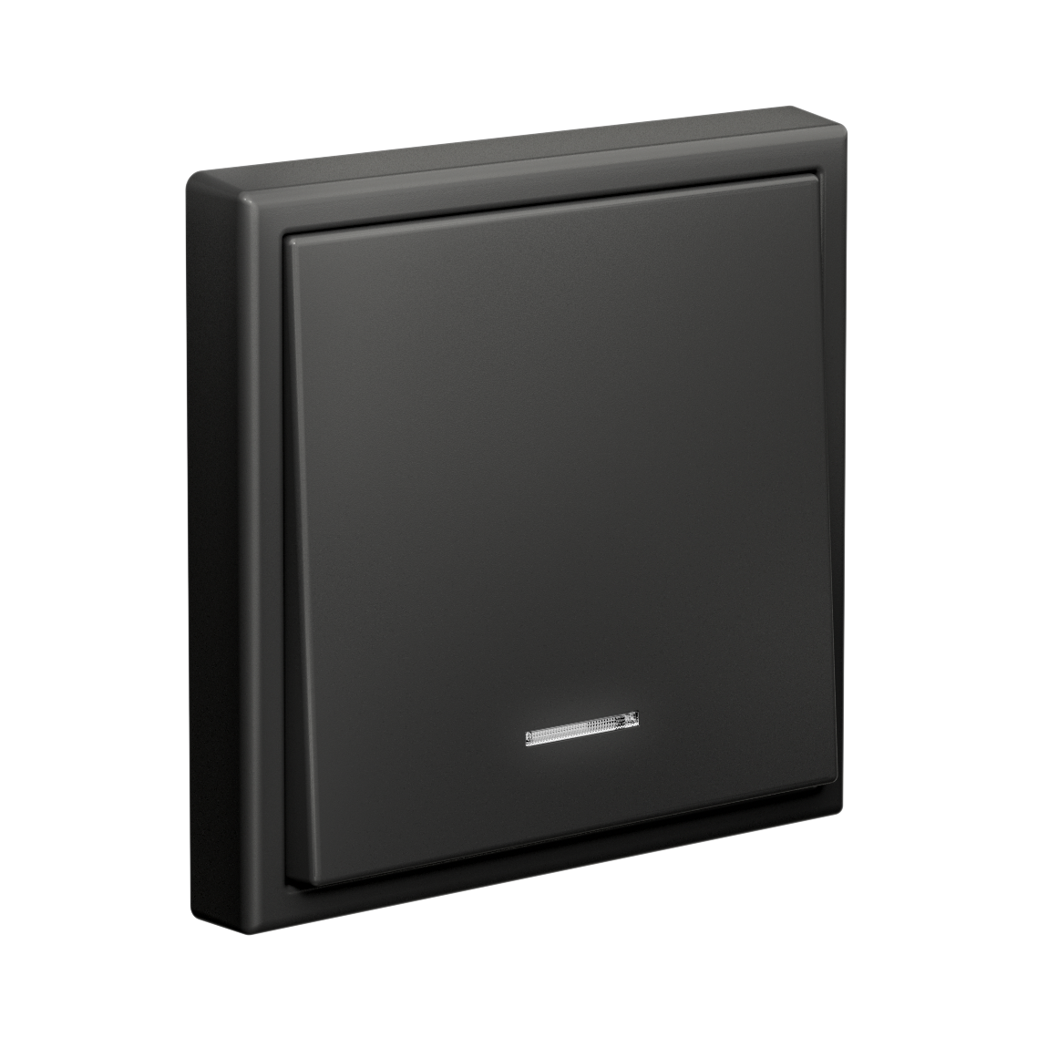 ARTGALLERY 1-клавишный ВЫКЛЮЧАТЕЛЬ с подсветкой, сх.1а, 10АХ, механизм, БАЗАЛЬТ