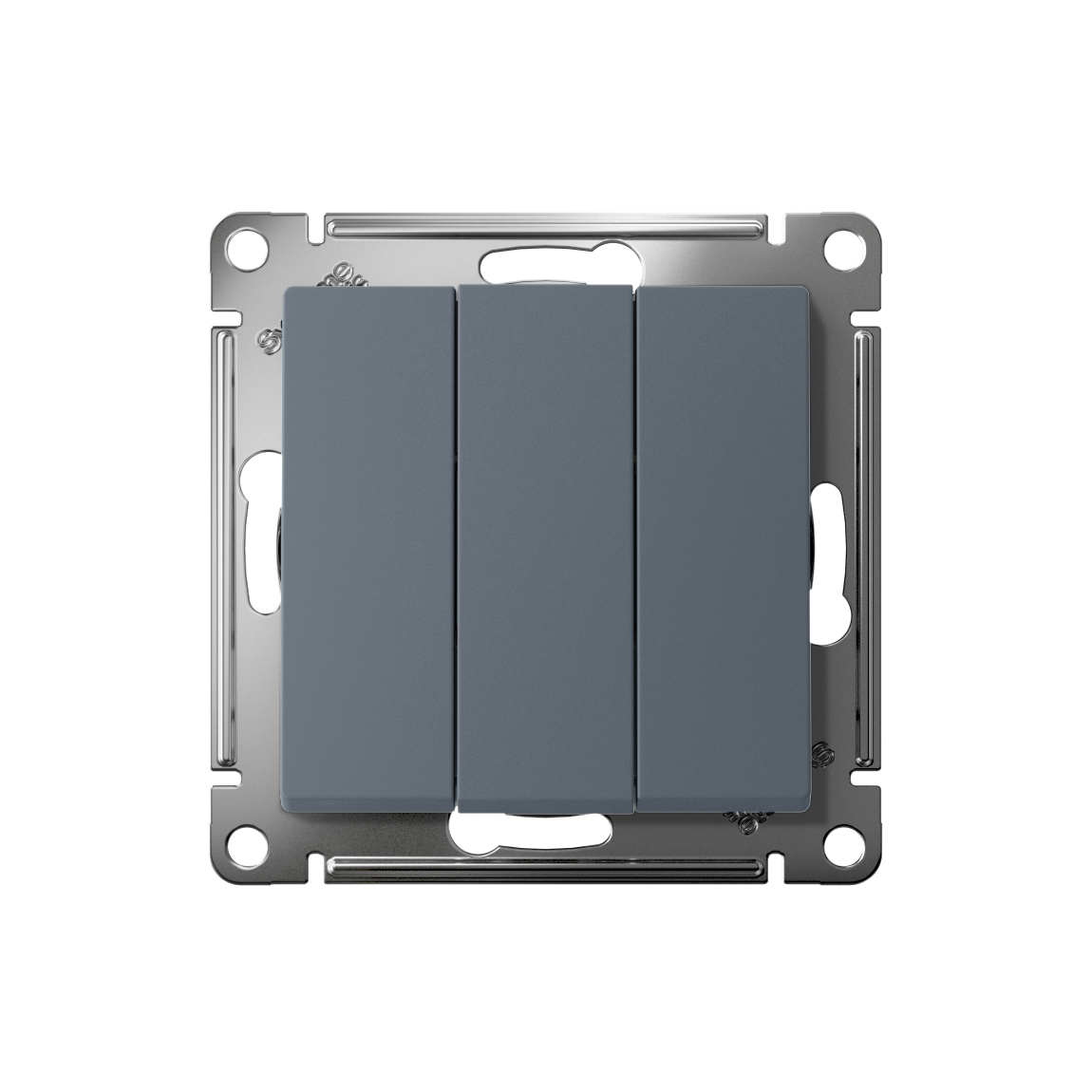 ATLASDESIGN 3-клавишный ВЫКЛЮЧАТЕЛЬ, сх.1+1+1, 10АХ, механизм, ГРИФЕЛЬ