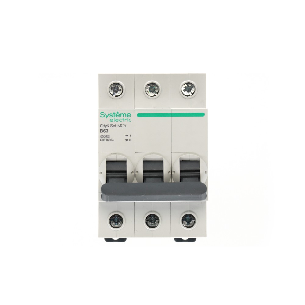 City9 Set Автоматический выключатель (АВ) B 63А 3P 6kA 400В