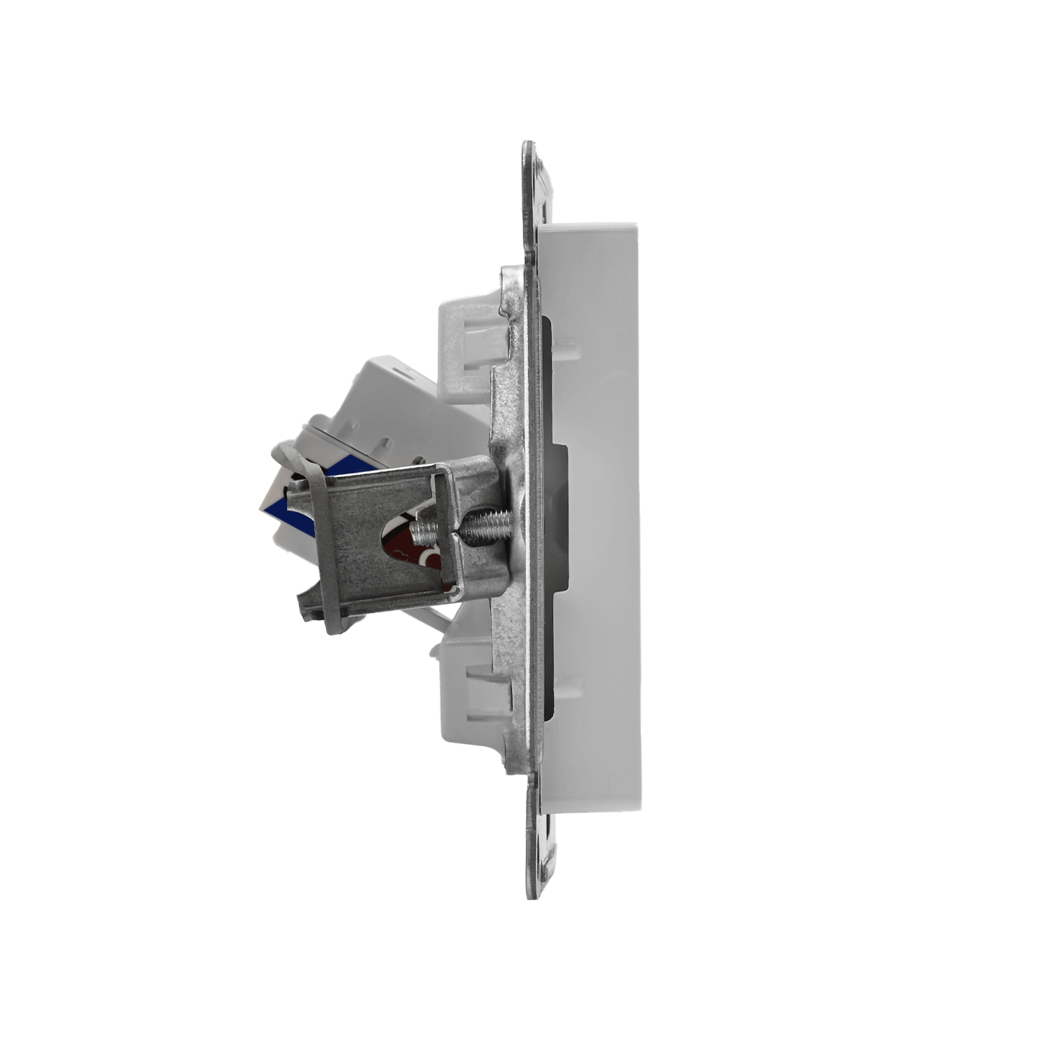 ATLASDESIGN РОЗЕТКА компьютерная RJ45 кат. 5e, механизм, БЕЛЫЙ