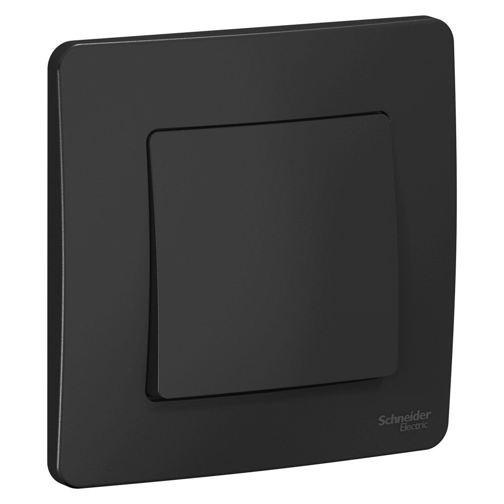 BLANCA С/У 1-клавишный ВЫКЛЮЧАТЕЛЬ (сх.1), 10А, 250В, АНТРАЦИТ