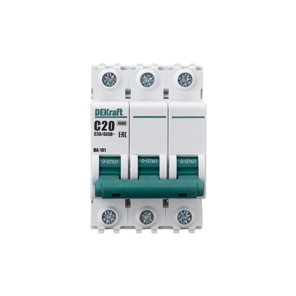 Автоматический выключатель ВА-101 3P 20А C 4.5кА