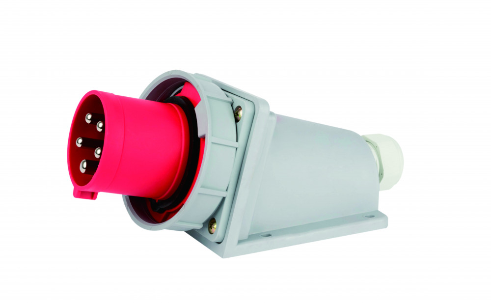 Вилка стац. 3Р+РЕ+N 125А 380В IP67 ВС-103