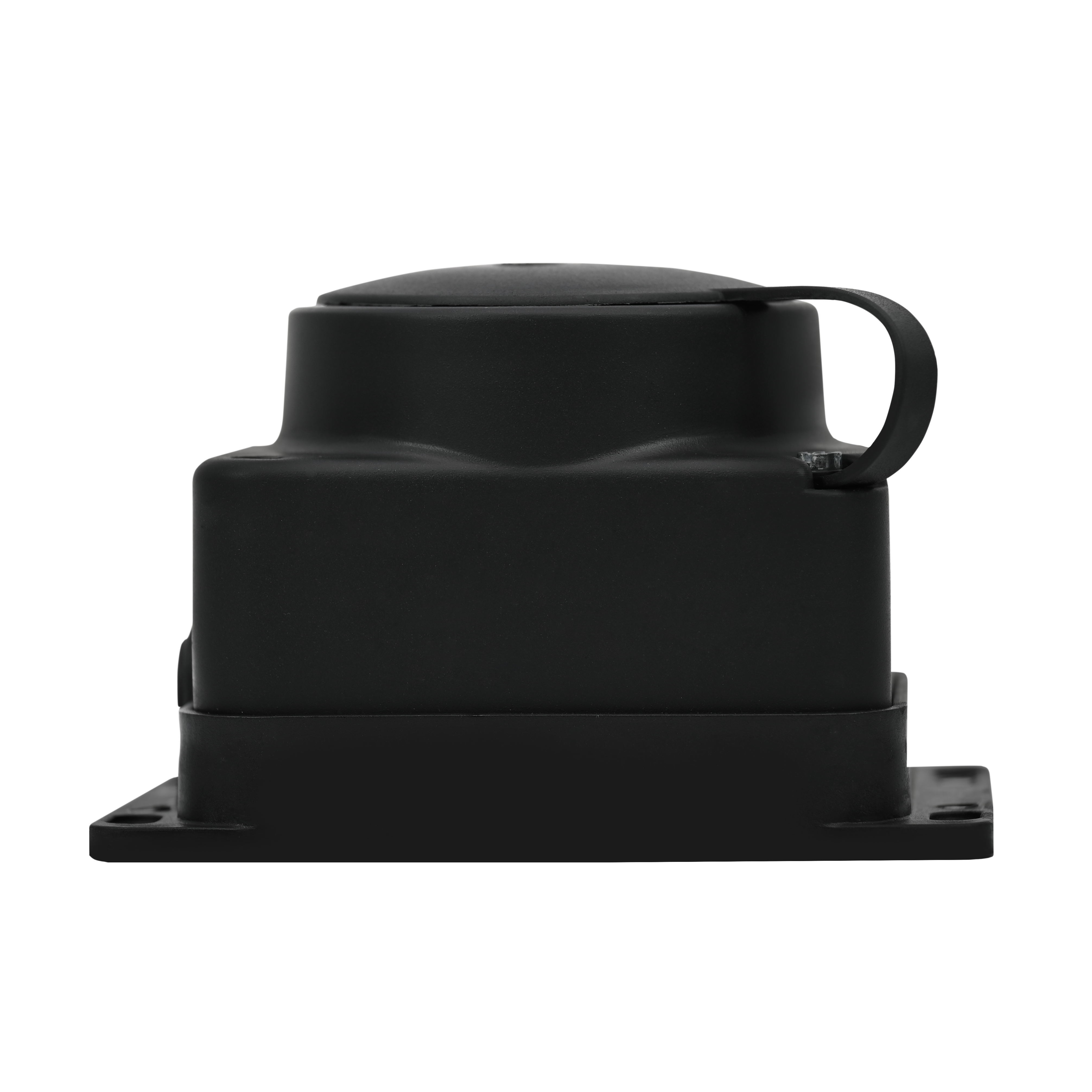 MULTISET Розетка 2К+З открытой установки каучуковая 16 А/250 В IP44 ЧЁРНАЯ