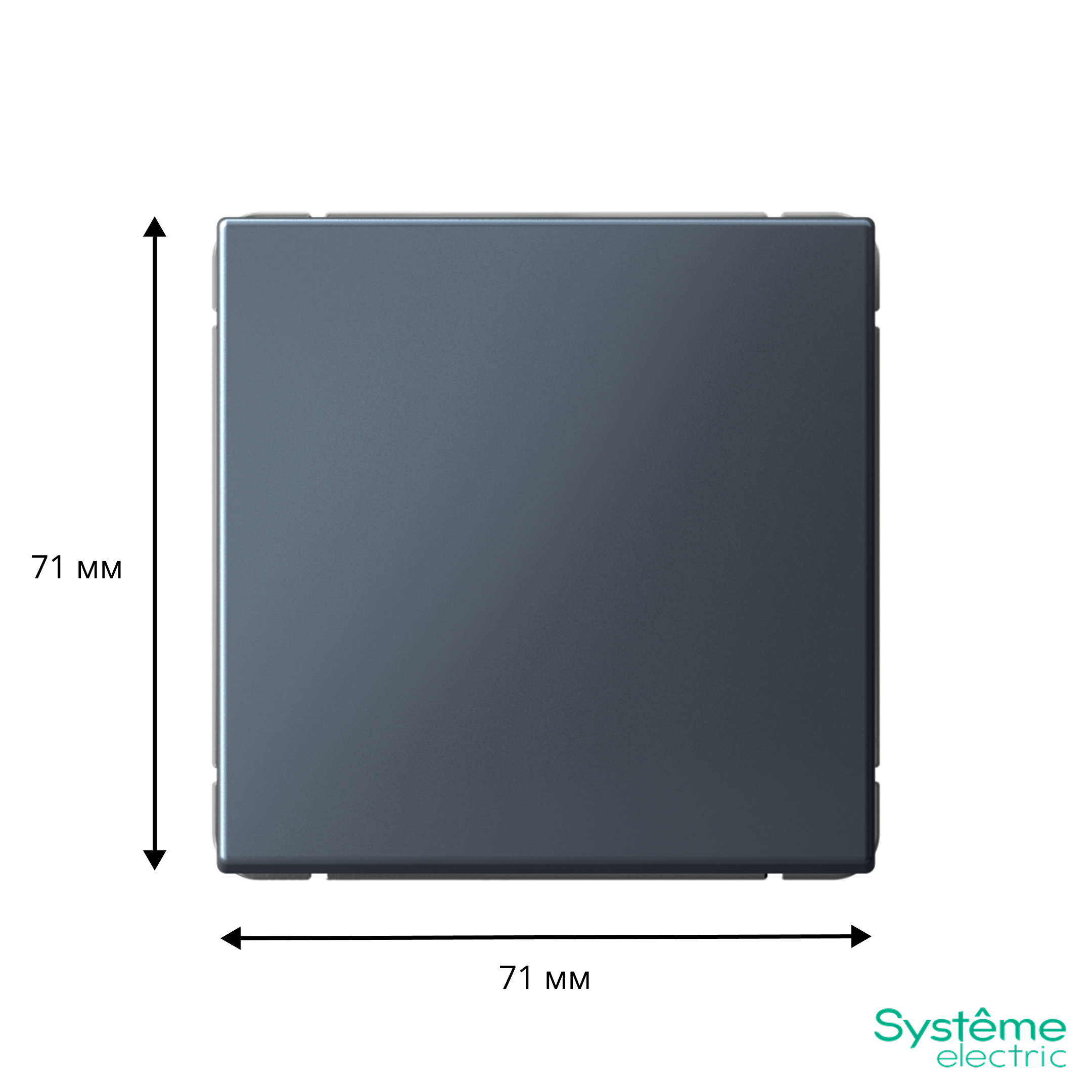 ARTGALLERY 1-клавишный ВЫКЛЮЧАТЕЛЬ, сх.1, 10АХ, ГРИФЕЛЬ