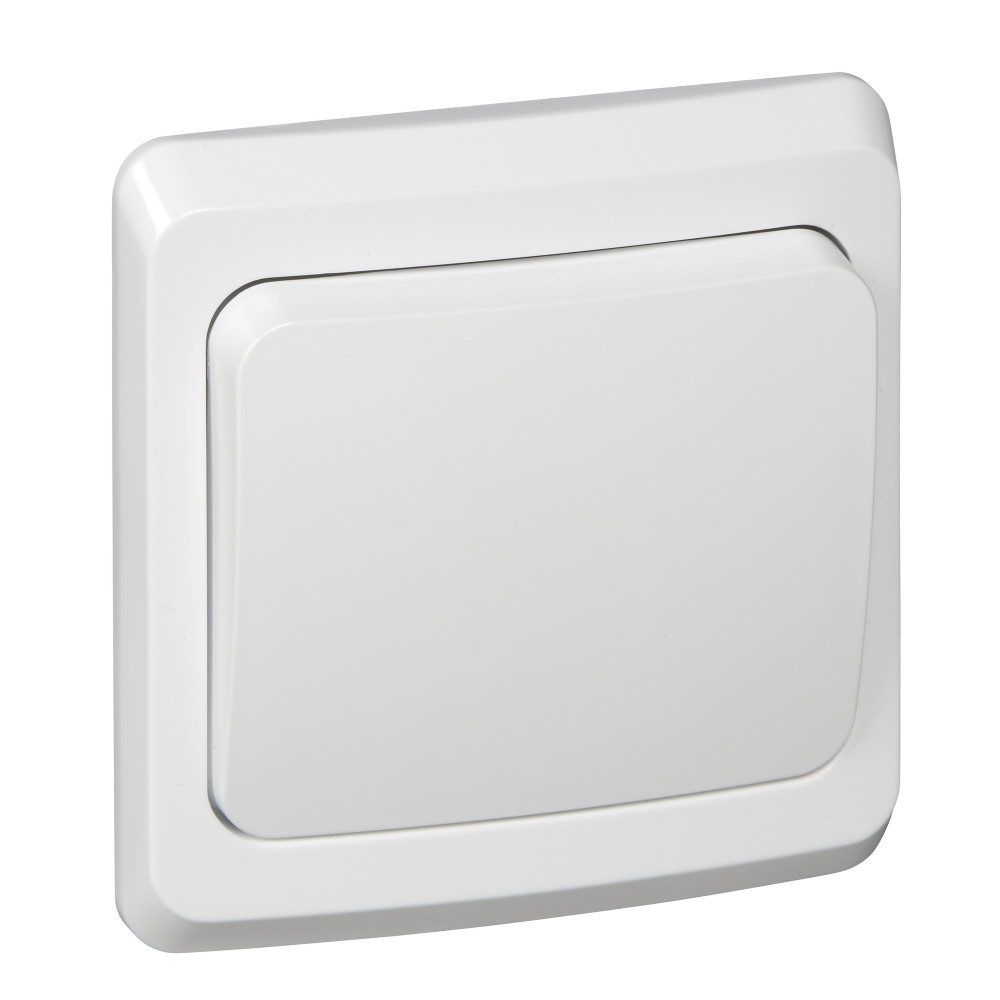 ЭТЮД С/У 1-клавишный ВЫКЛЮЧАТЕЛЬ 10 АХ, БЕЛЫЙ