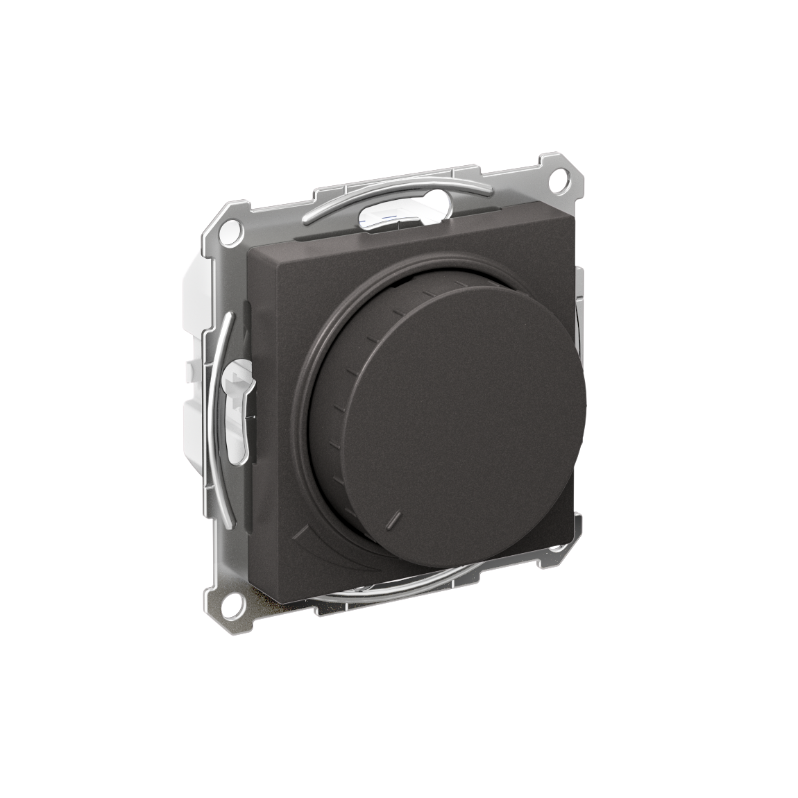 ATLASDESIGN СВЕТОРЕГУЛЯТОР (диммер) поворотно-нажимной, LED, RC, 400Вт, механизм, БАЗАЛЬТ