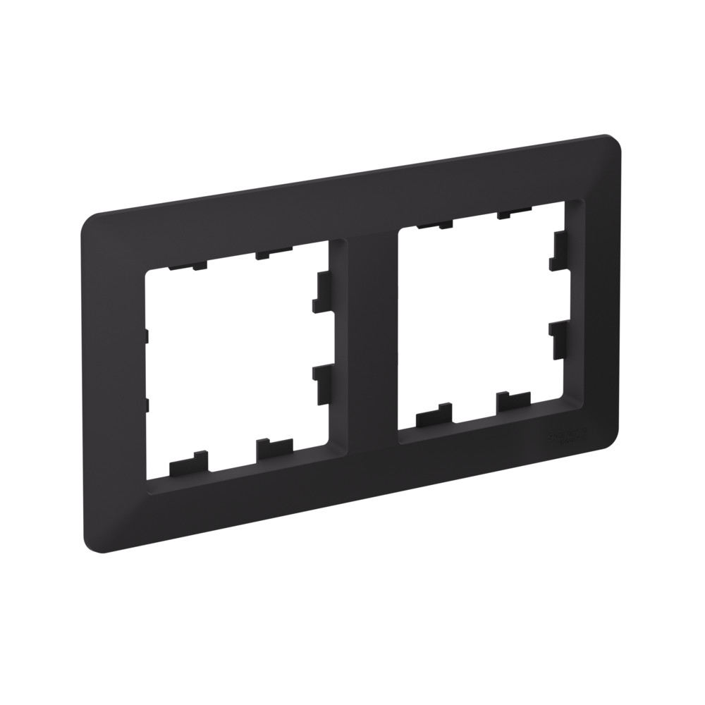 ATLASDESIGN AIR 2-постовая РАМКА, КАРБОН/дымчатый черный