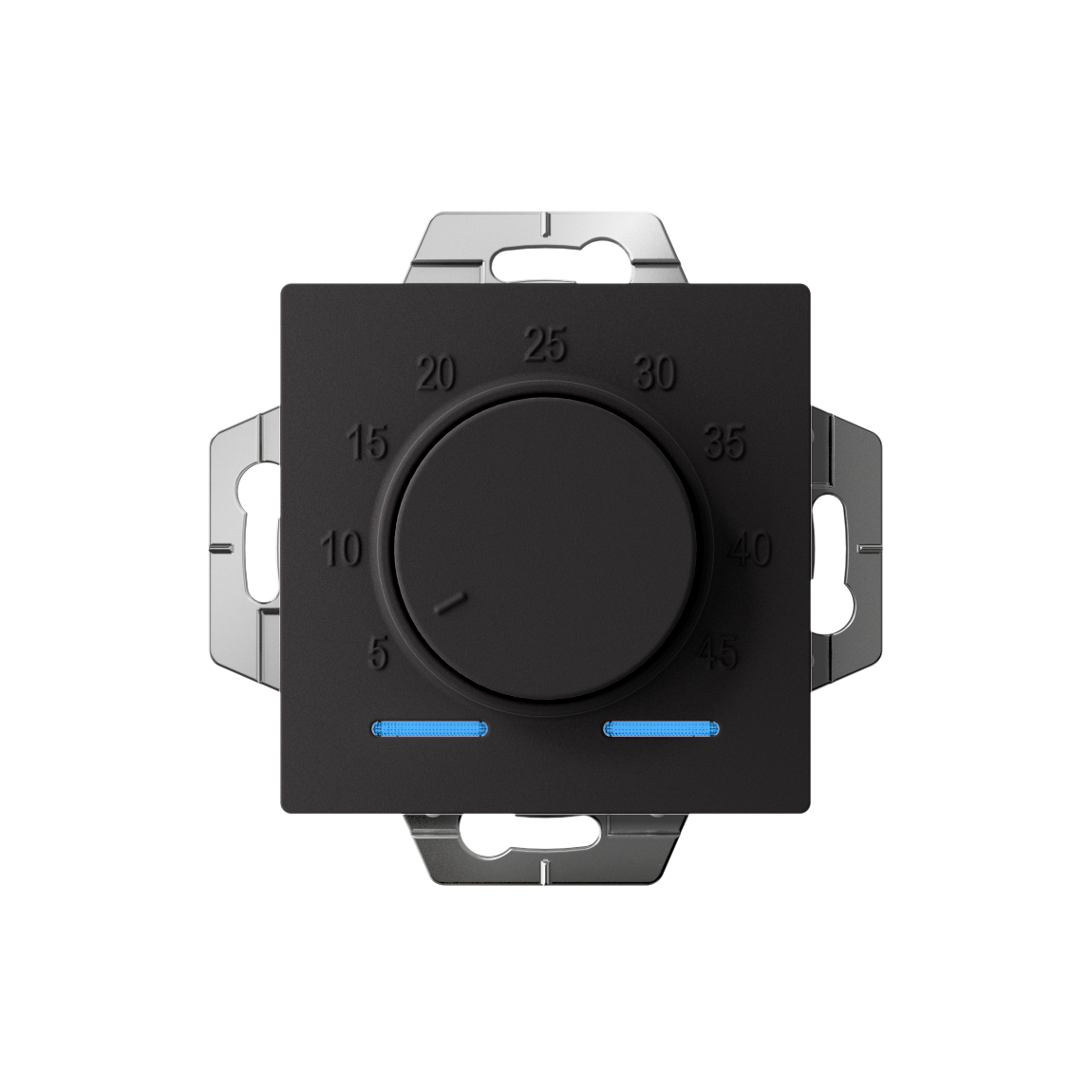 ATLASDESIGN ТЕРМОСТАТ электронный для теплого пола с датчиком, 10A, механизм, КАРБОН