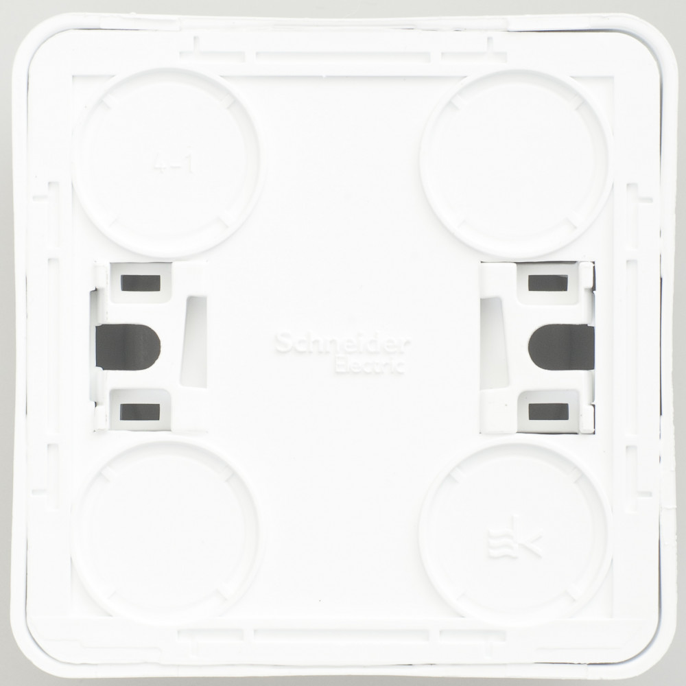 ЭТЮД О/У РОЗЕТКА без заземления без шторок, 16А, 250В, БЕЛЫЙ