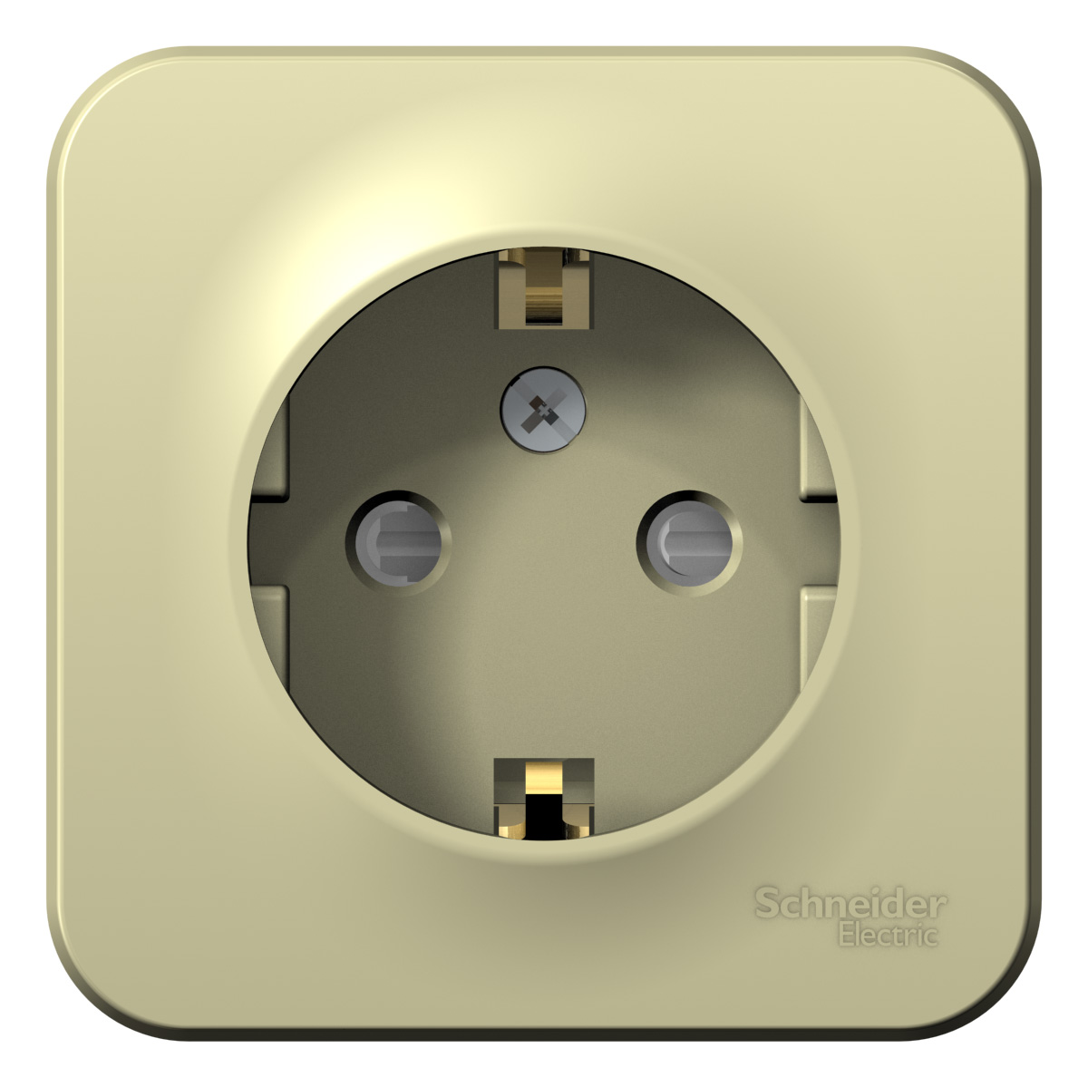 BLANCA О/У РОЗЕТКА с заземлением со шторками, ИЗОЛ.ПЛ., 16А, 250В, БЕЖЕВЫЙ