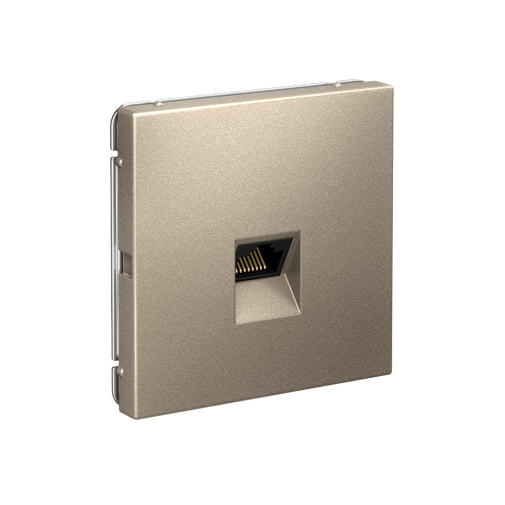 ARTGALLERY РОЗЕТКА компьютерная RJ45, кат. 5е, механизм, ШАМПАНЬ