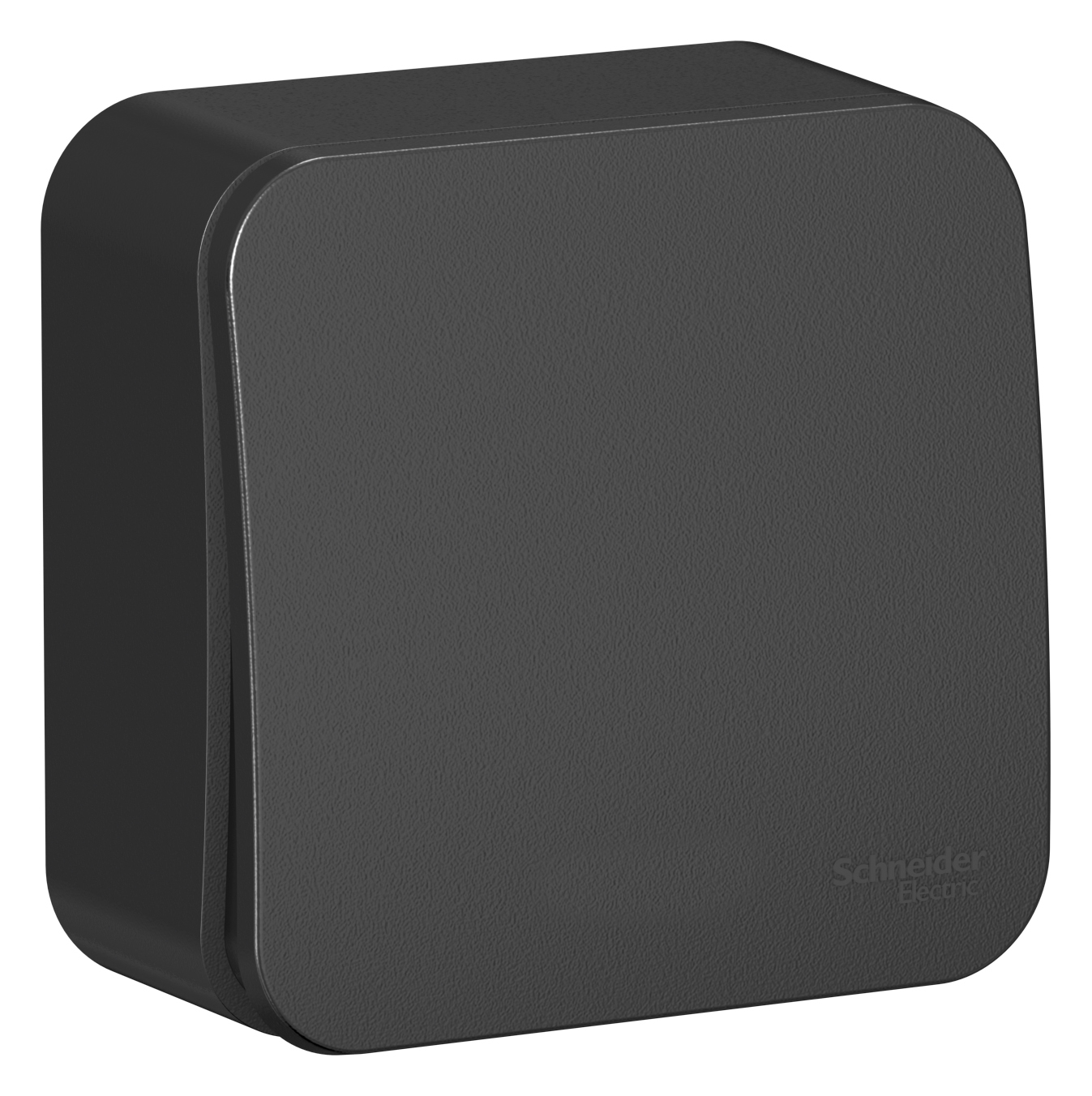 BLANCA О/У 1-клавишный ВЫКЛЮЧАТЕЛЬ (сх.1) с подсветкой, ИЗОЛ.ПЛ., 10А, 250В, АНТРАЦИТ