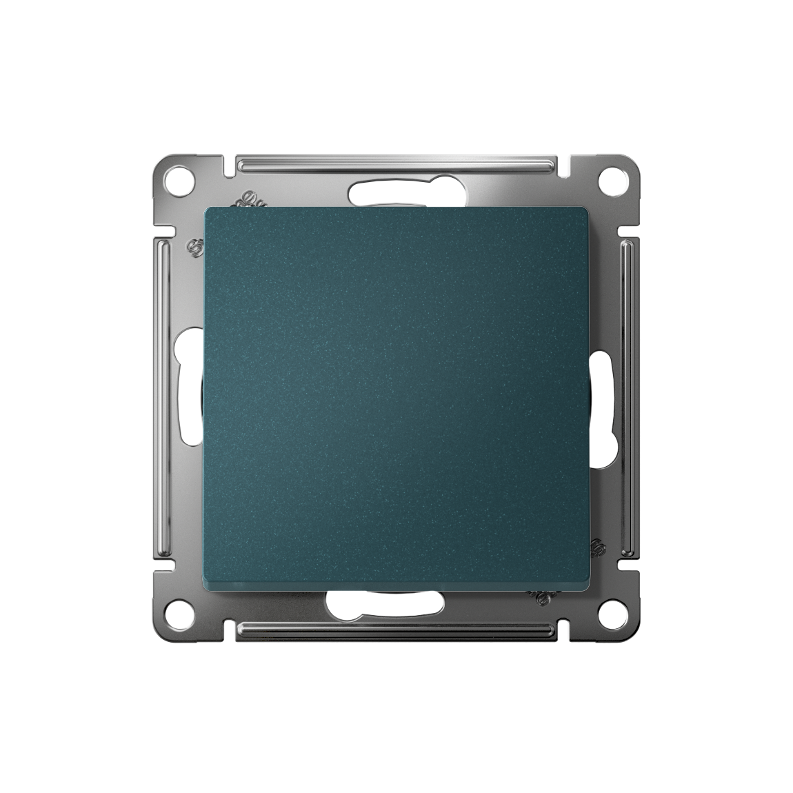 ATLASDESIGN 1-клавишный ВЫКЛЮЧАТЕЛЬ, сх.1, 10АХ, механизм, ИЗУМРУД