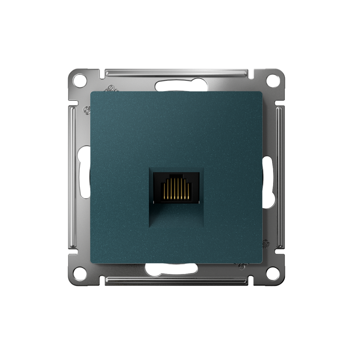 ATLASDESIGN РОЗЕТКА компьютерная RJ45 кат. 5e, механизм, ИЗУМРУД