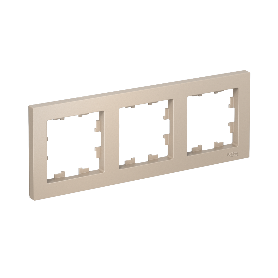 ATLASDESIGN 3-постовая РАМКА, универсальная, ПЕСОЧНЫЙ