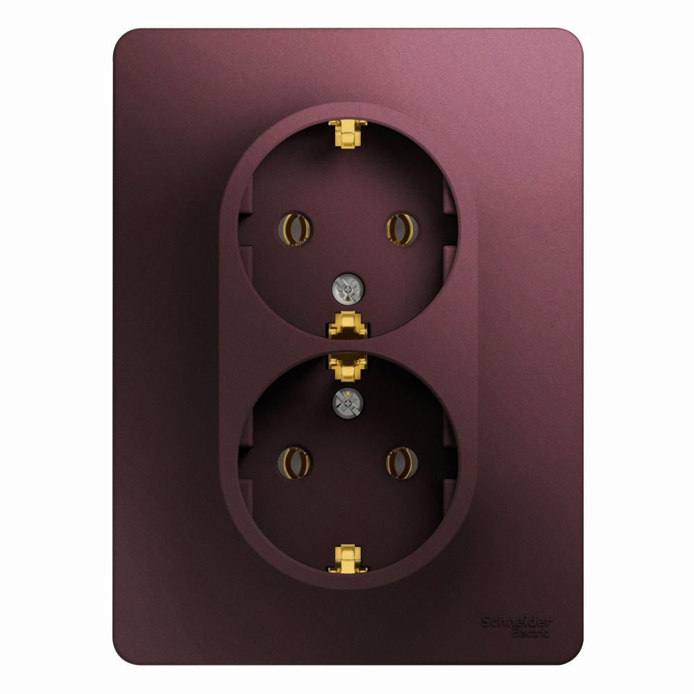 Розетка "Glossa"  С/У с ЗК 2-я (250В, 16А)