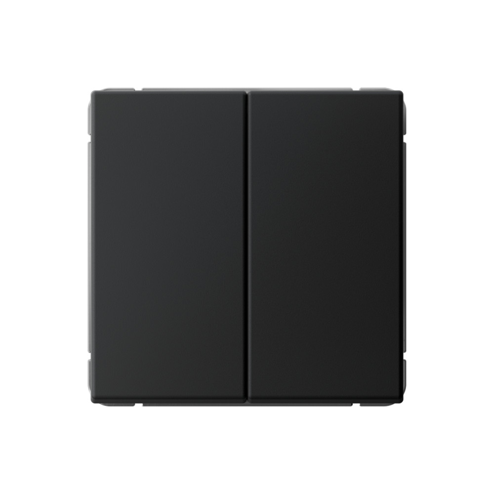 ARTGALLERY 2-клавишный ВЫКЛЮЧАТЕЛЬ, 10АХ, механизм, быстрозажим. клем., КАРБОН