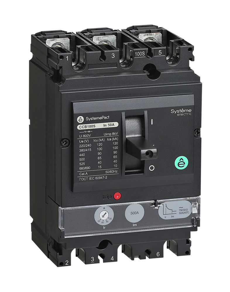 АВТ.ВЫКЛ SYSTEMEPACT CCB100 150KA 3P3D TMD100
