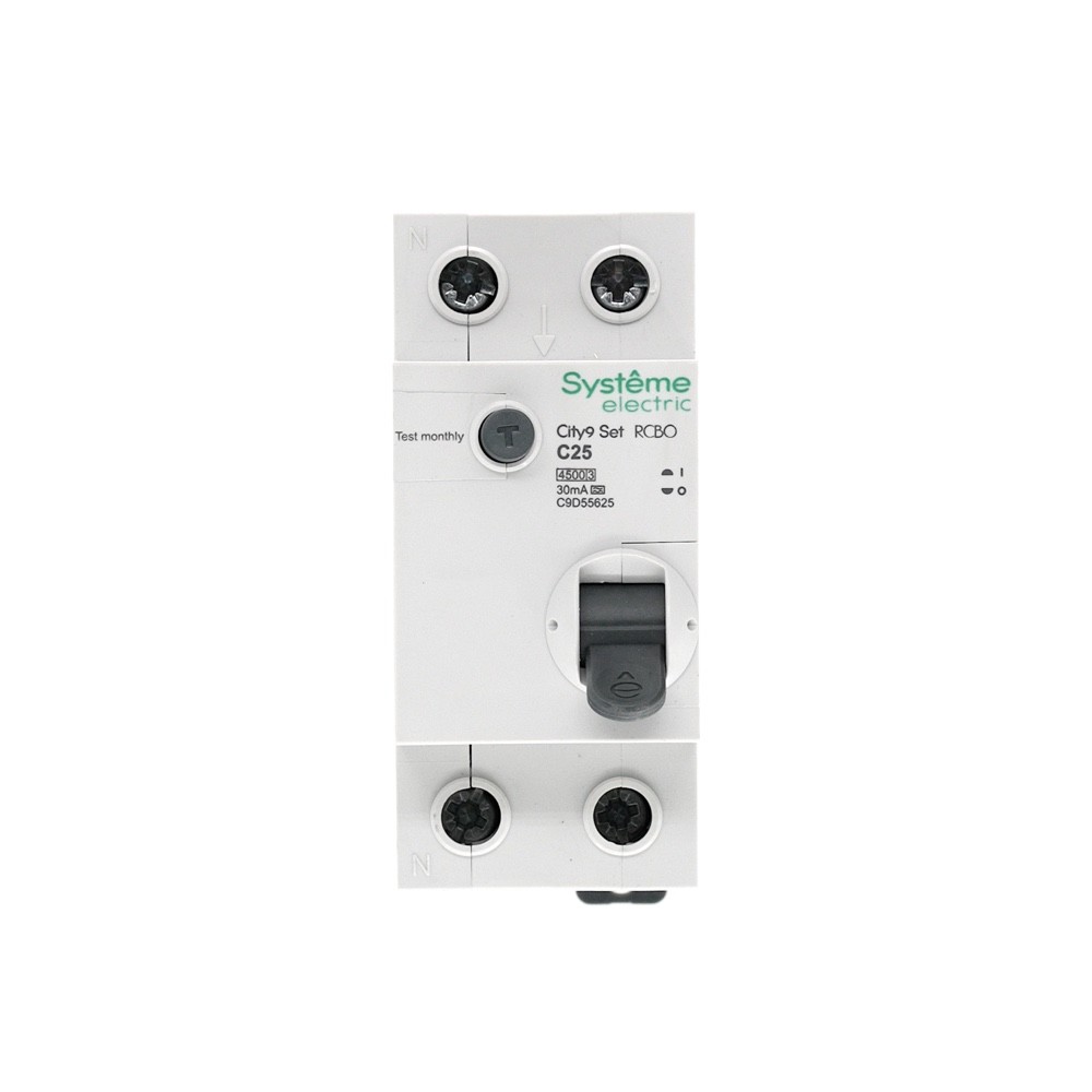 City9 Set Авт. выкл. диф. тока (АВДТ) 1P+N С 25А 4.5kA 30мА Тип-A 230В