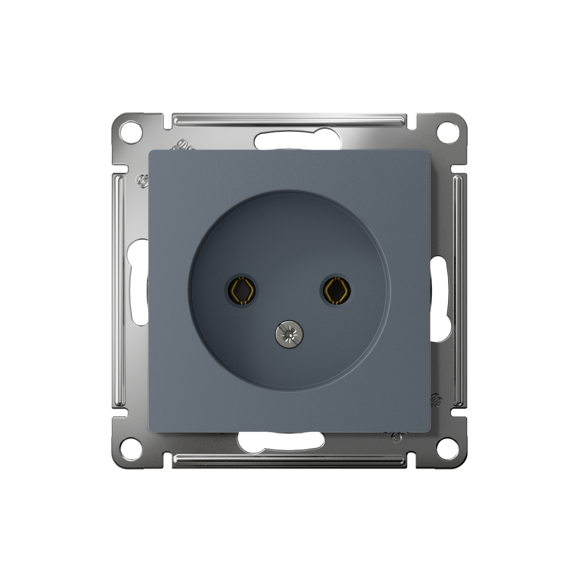 ATLASDESIGN РОЗЕТКА без заземления без шторок, 16А, механизм, ГРИФЕЛЬ