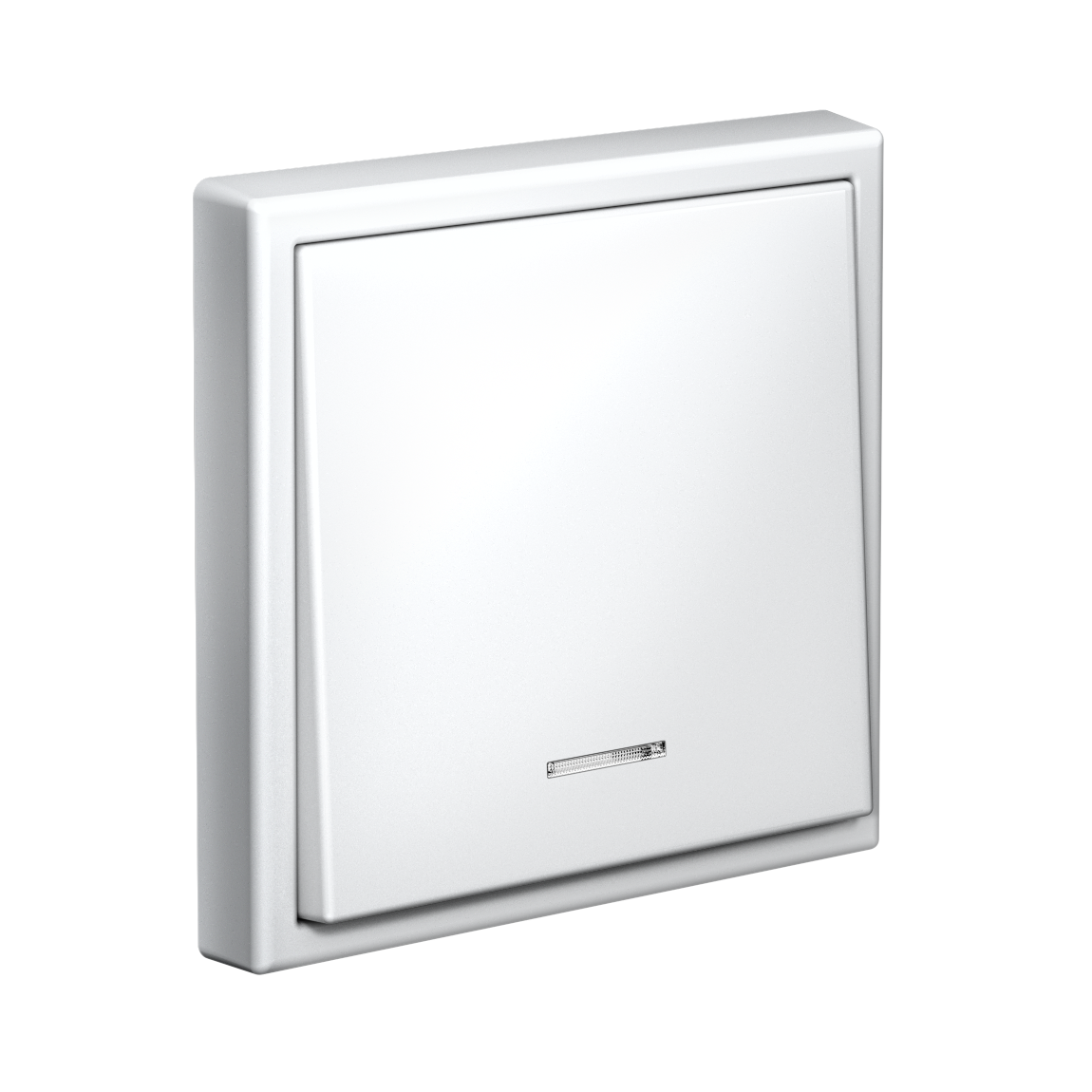 ARTGALLERY 1-клавишный ВЫКЛЮЧАТЕЛЬ с подсветкой, 10АХ, механизм, быстрозажим. клем., БЕЛЫЙ