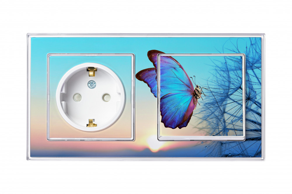 ATLASDESIGN ART 1-клавишный ВЫКЛЮЧАТЕЛЬ, сх.1, 10АХ, механизм, БЕЛЫЙ