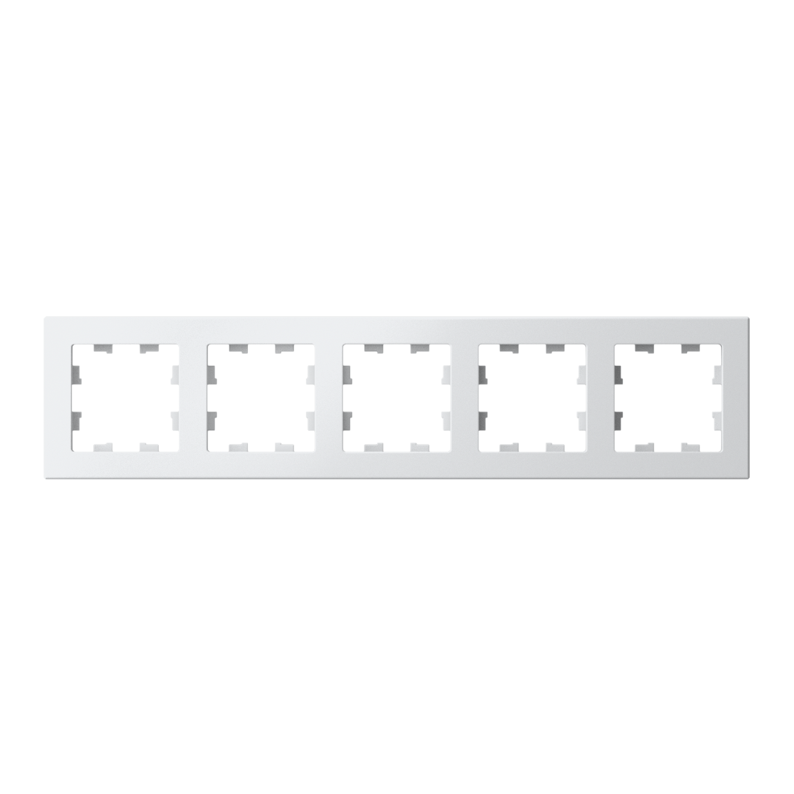 ATLASDESIGN 5-постовая РАМКА, универсальная, БЕЛЫЙ