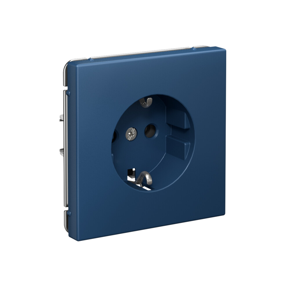 ARTGALLERY РОЗЕТКА с заземлением, 16А, механизм, быстрозажим. клем., АКВАМАРИН