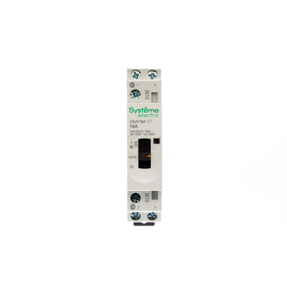 City9 Set Контактор 2P 2НО 16A AC 230В-230В