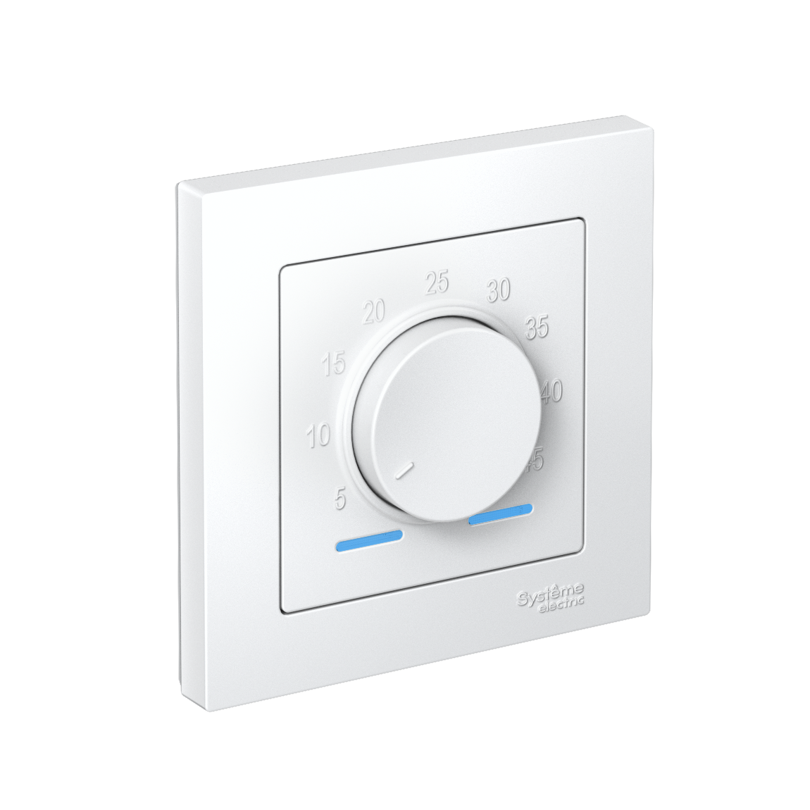 ATLASDESIGN ТЕРМОСТАТ электронный, программируемый, для теплого пола с датчиком, 16A, в сборе, БЕЛЫЙ