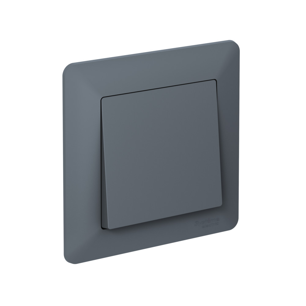 ATLASDESIGN AIR 1-постовая РАМКА, ГРИФЕЛЬ/дымчатый черный