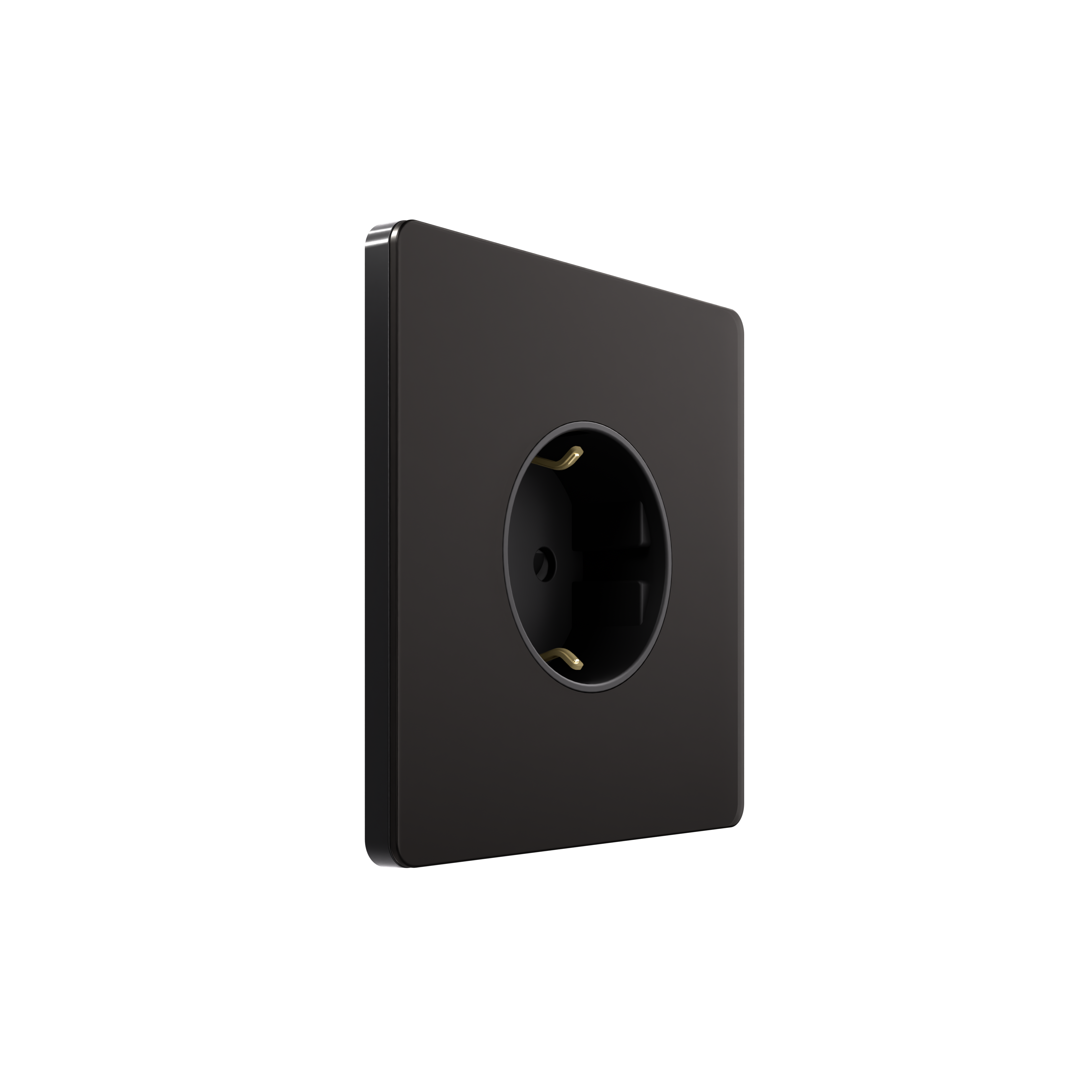 Systeme Infinity, Розетка С/У с ЗК (250В, 16А, защит.шторки), Полярная ночь