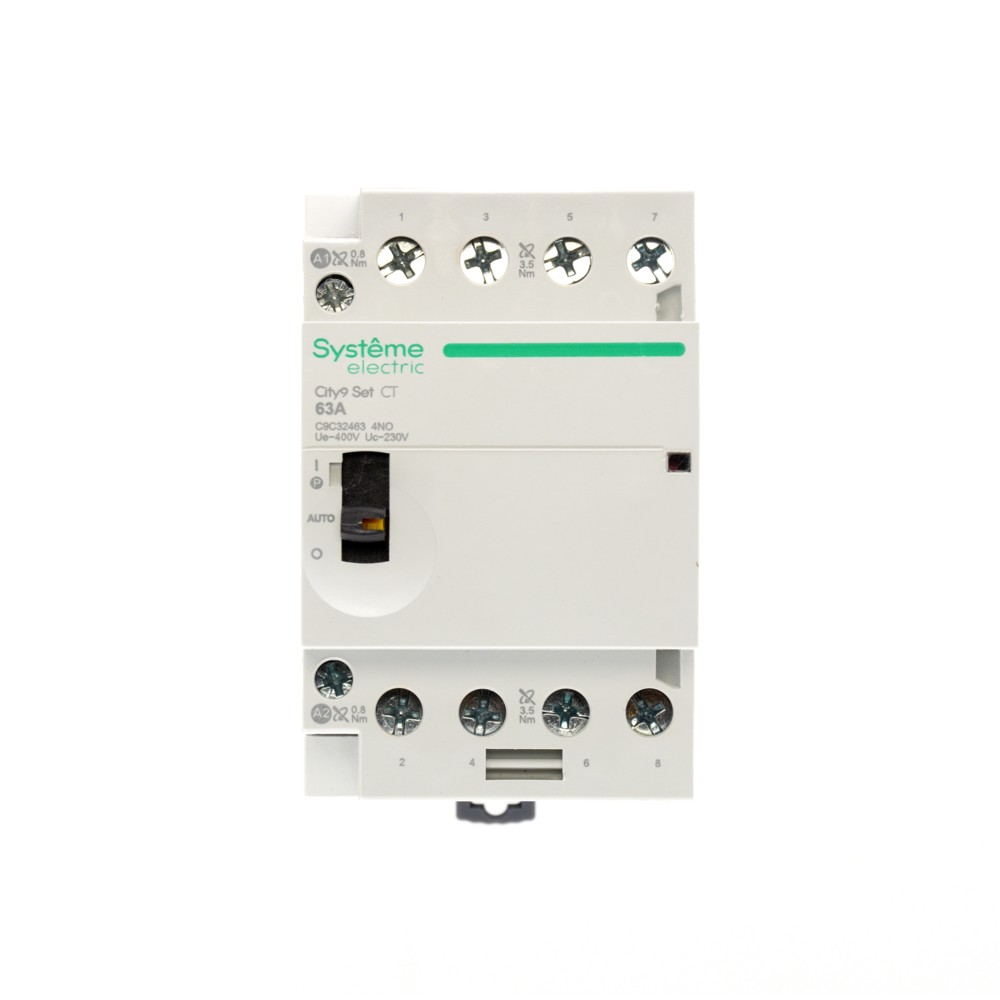 City9 Set Контактор 4P 4НО 63A AC 400В-230В