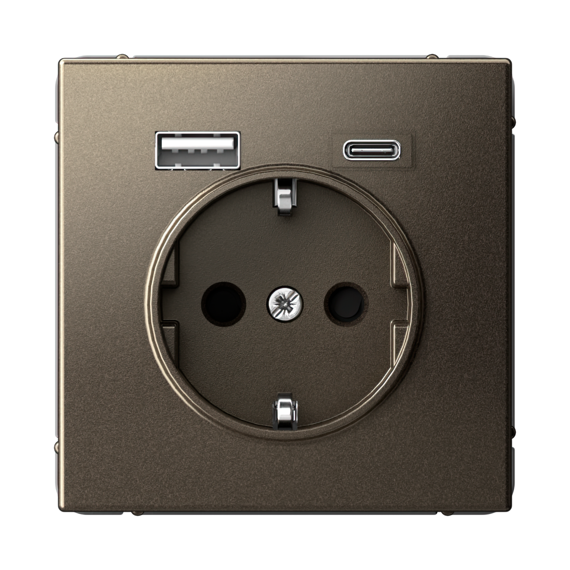 ARTGALLERY РОЗЕТКА 16А с 2 USB A+C, 5В/2,4А/3,0А, 2х5В/1,5А, механизм, МОККО