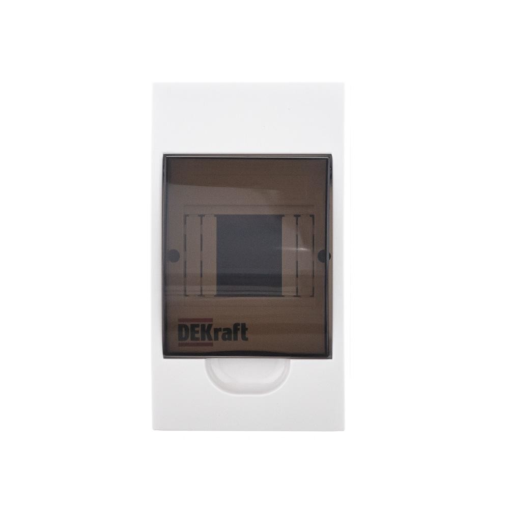 Корпус пластиковый навесной прозр. дв. 1 ряд 4 модуля IP41 ЩРН-П